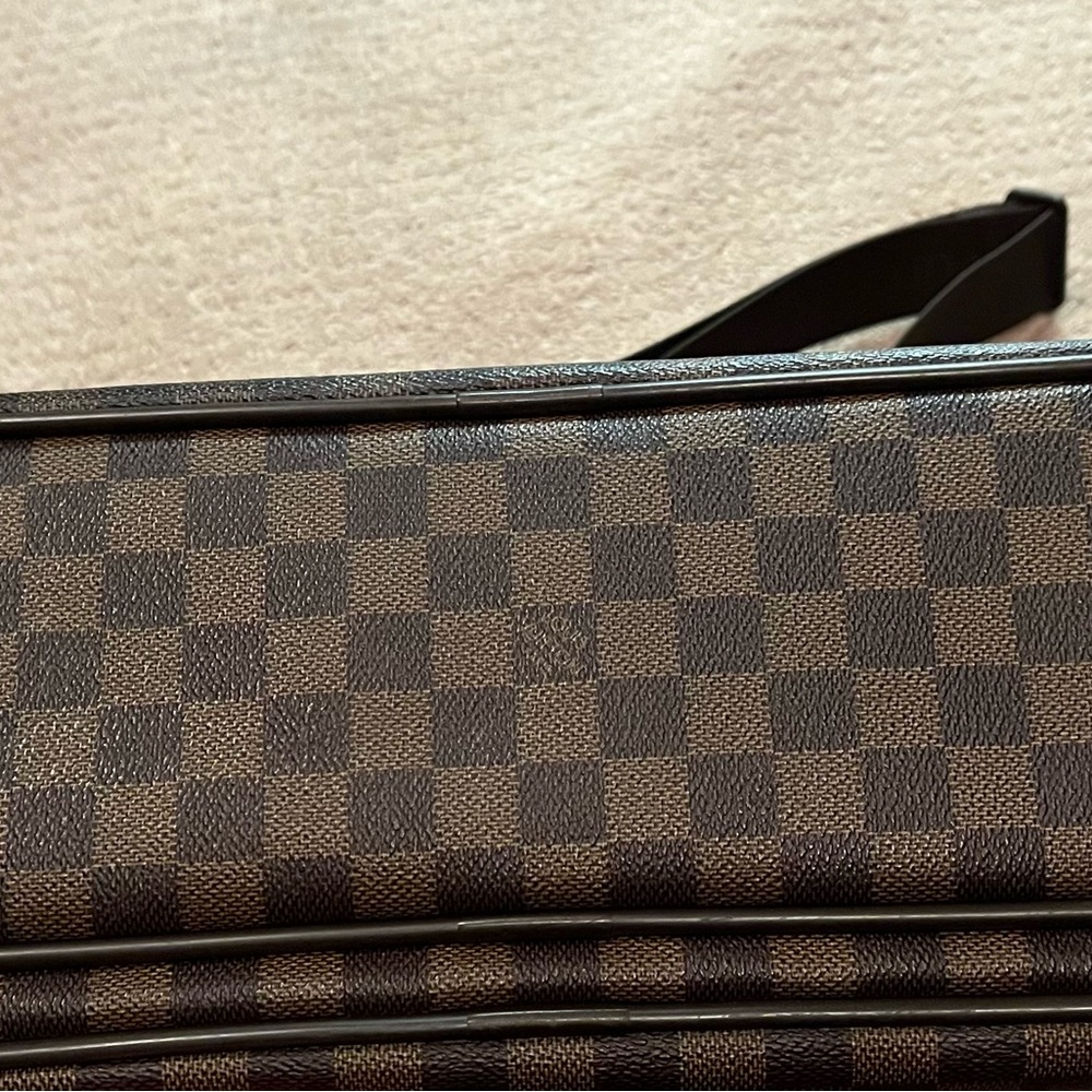 Authentic Louis Viitton Ikar 2way shoulder crossbody bag damier canbas ebene - Picture 4 of 12